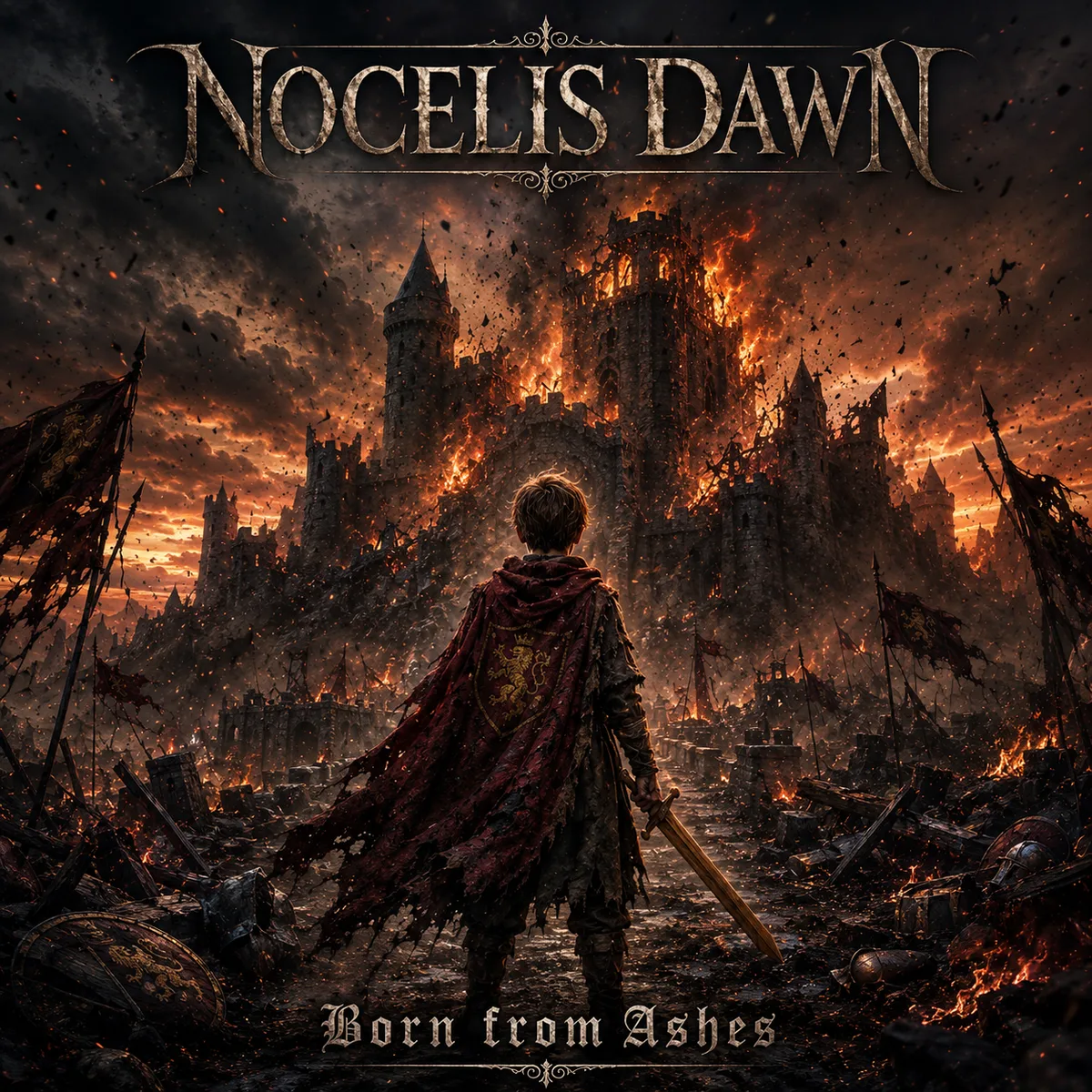 Born from Ashes album cover by Nocelis Dawn